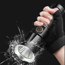 XHP50 LED Flashlight Zoom Type-C Rechargeable Torch Waterproof Handheld Light