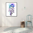 5D Diamond Painting Kit DIY Flower Dreamcatcher Full Round Drill Rhinestone