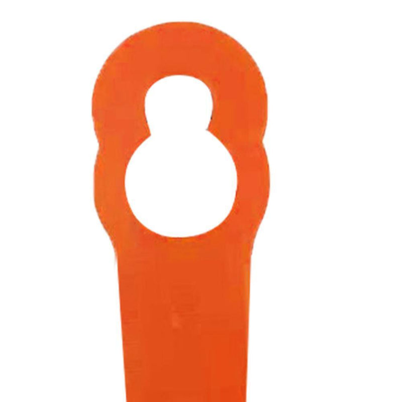 40pcs Grass Trimmer Plastic Blade Lawn Mower Garden Cutting Tool (Orange)