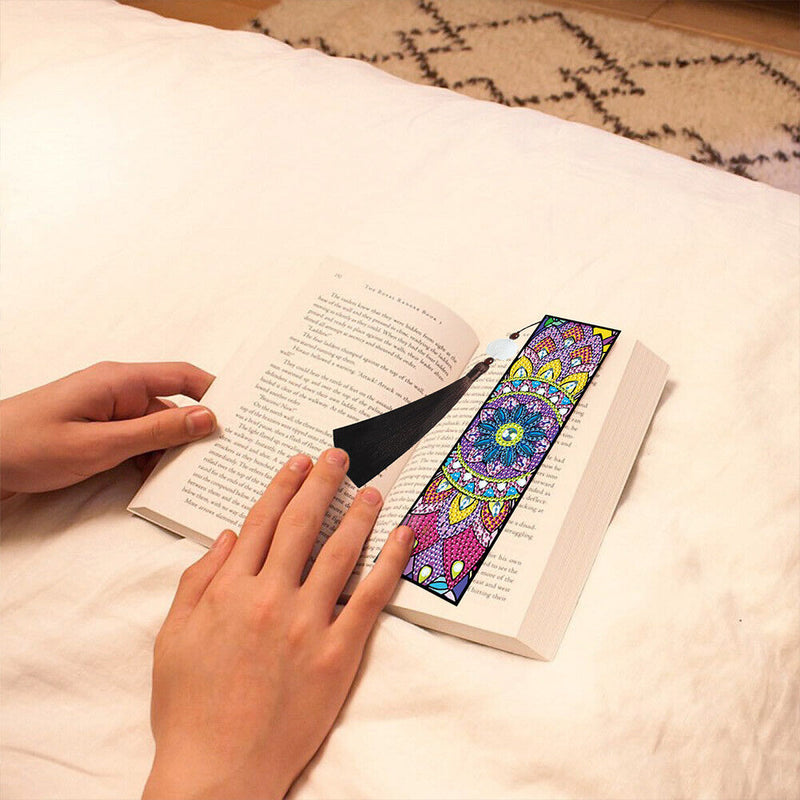 5D DIY Diamond Painting Bookmark Mandala Mosaic Tassel Book Crafts (FQY015)