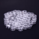50pcs Universal Plastic Transparent Empty Bobbins Spool for Sewing Machine