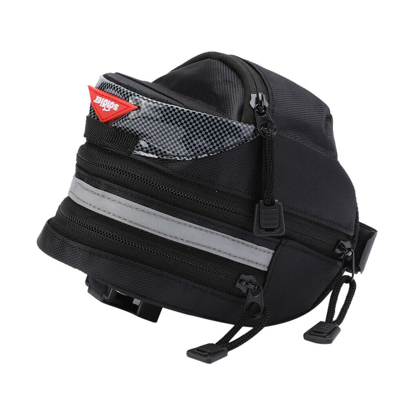 Storage saddle bag reflective bicycle seat rear bags bicycle equipment