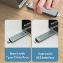 MAIWO K1683P2 M.2 NVME SSD to USB Case 10Gbps Dual Protocol M2 NVMe SATA Box