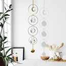 Moon Sun Ball Crystal Hanging Metal Pendant Garden Decor (24)
