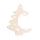 Xmas Tree Christmas Ornaments Christmas Tree Crafts Wood Slices with Stand