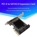 6-Port SATA III PCI E Express 3.0 X4 Controller Expansion Card Adapter 6Gbps
