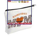 Women Cosmetic Bag Linen Pencil Bag Waterproof Printed Canvas Travel Bag Gi