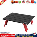 Aluminum Alloy Mini Folding Table Portable Household Outdoor Desk (Red) Newly
