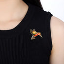 Retro Diamond-bordered Delicate Brooch Alloy Flyer 40*38mm Newly