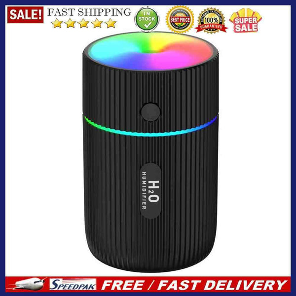 Colorful Car Humidifier Aroma Diffuser Portable Air Purifier Fogger Mist Maker