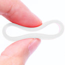 5pcs Tennis Racket Handle Ring Badminton Racquet Grip Band Overgrip (White)