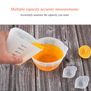 6pcs Silicone Non-Slip Crafting and Craft Tool Measuring Mug Set