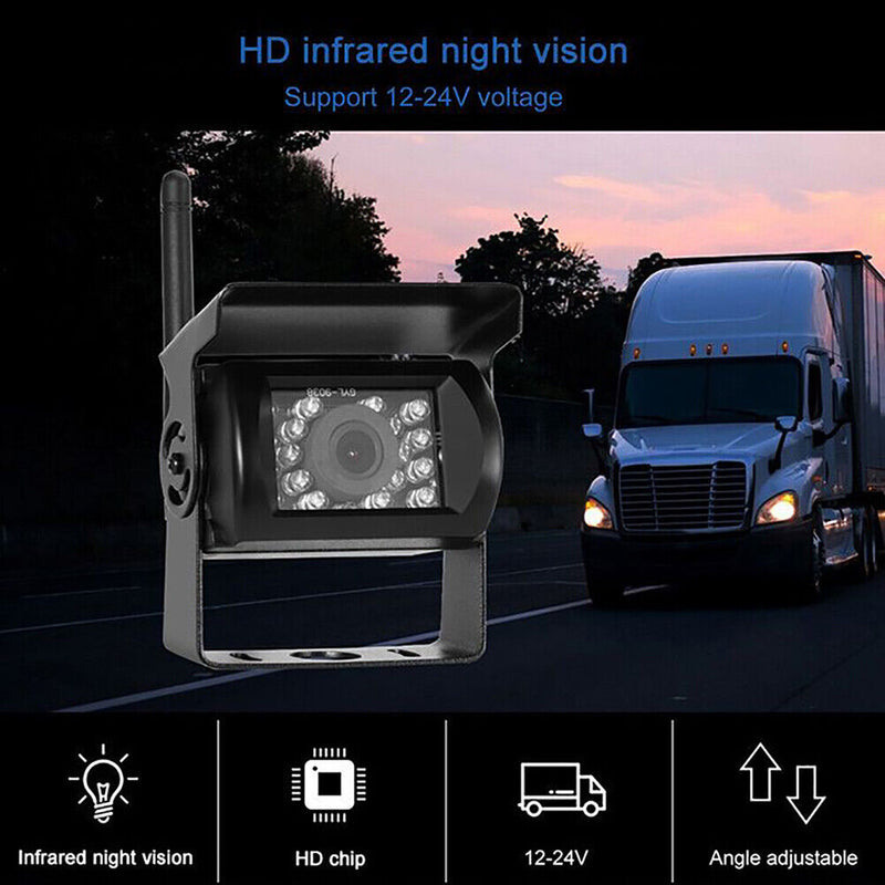 WiFi HD Auto Parking Reverse Backup Monitor Waterproof Car Rear View Camera Kit