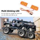 #A Bright LED 4.8-6V Flashing Light Bar for 1/10 1/8 HSP CC01 D90 SCX10 4WD RC C