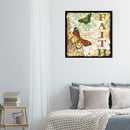 Frameless Oil Paint By Numbers DIY Butterfly Picture Craft Kits for Bedroom