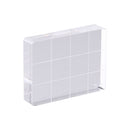 Acrylic Stamp Block Clear Stamping Tool Set with Grid Line Craft (3x4cm) Newly