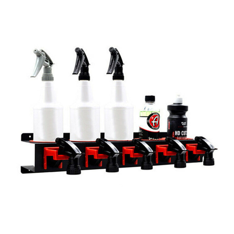 Car Beauty Shop tools Spray Bottle Storage Rack Abrasive Material Hanging Rail