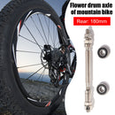 Bicycle Wheel Hub w/ 2 Bearings MTB Spindle Shift Shaft Lever (Rear 180mm) Newly