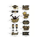 Party Graduation Cake Topper Bachelor Cap Cake Decorations Cupcake Toppers