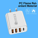 3 USB Port+PD20W Type-C Smartphone Charging Adapter Phone Power Supply Charger