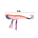 Wood Shrimp Simulation Fishing Lures 12cm 17.2g Artificial Bait Fishing Tackl