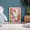 Full Round Drill Diamond Painting White Parrot Mosaic Drawing