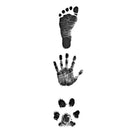 Dog Footprints Handprint Non-toxic Ink Pads Kits for 0-6 Months Newborn Bab