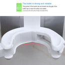 Wall Mounted Plastic Shampoo Bottle Shelf Self Adhesive Holder Organizer Stand