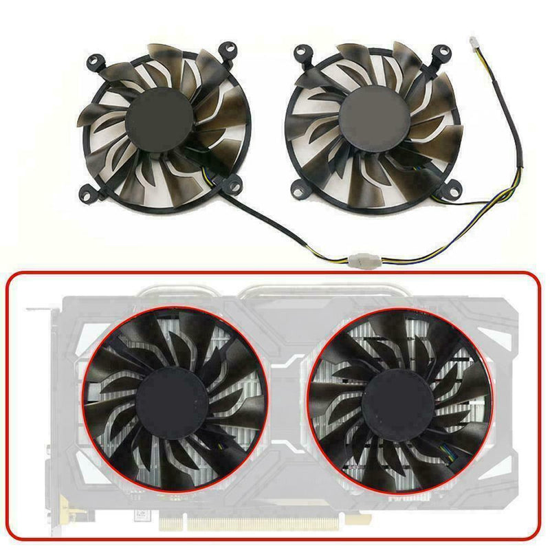 PC Computer Cooling Fans Suitable For ZOTAC P106-100 Y2P0 ZT-M10600A-10B M4R6