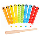 Wooden Strawberry Magnetic Bug Catching Game 5 Worms 1 Trematode Stick Accessory