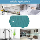 #A Silicone Drain Pad Double-sided Faucet Splash Catcher Bathroom Kitchen Gadget