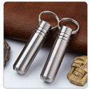Alloy Moisture-proof Waterproof Canister Medicine Seal Capsule Bottle EDC Tool