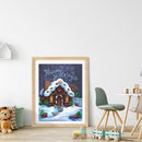 5D DIY Candy House Full Round Drill Diamond Painting Kit Craft Home Wall De