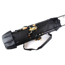 Fishing Rod Bag Oxford Cloth Reel Pole Tackle Storage Carrier Case (Black) Newly