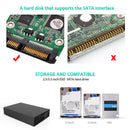 396U3 USB 3.0 to SATA III 2.5 3.5 inch HDD SSD Hard Drive Enclosure (EU)