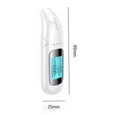 Automatic Alcohol Tester Non-contact LCD Professional Breath Tester (White)