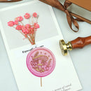 #A Mushroom Sealing Wax Stamp Head Retro Gift Packaging Envelope Sealing Decor T
