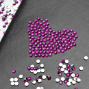 30g 4mm Crystal Rhinestone Acrylic Flat Back DIY Nail Sequins (Old Rose)