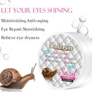 60Pcs Snail Collagen Eye Masks Remove Darks Circle Puffiness Moisturizing care