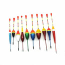 10x Fishing Float Set Buoy Bobber Vertical Buoy Fish Floats Fishing-Tackle J1M7