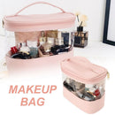 Transparent Travel Organizer Storage Box Cosmetic Bag Makeup Pouch Wash Bag
