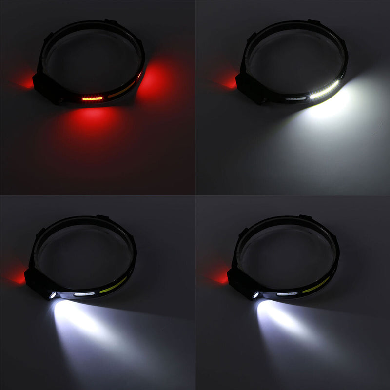 LED Headlights - Portable Emergency Lights Multi-Function Rechargeable USB