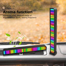 Voice-Activated Pickup Rhythm Lights RGB Stick Music Level Light (Black)