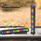 Voice-Activated Pickup Rhythm Lights RGB Stick Music Level Light (Black)