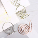 Clamp Heart Shape Photos Clips Clamps Stand Place Card Table Numbers Holder