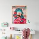 Flower Personification Oil Paint By Numbers Kit DIY Acrylic Painting on Canvas