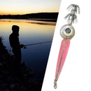 LED Electronic Shrimp Squid Jigs Hook 8cm Night Fishing Lure Bass Bait Tackle..