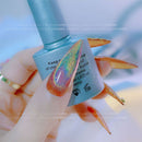 Shining Colorful Glossy Cat Eye Gel Aurora Universal Colorful Cat's Eye Glue