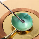 Stainless Steel Mixing Spoon Melted Wax Pills Bead Stirring Stick (White) Newly