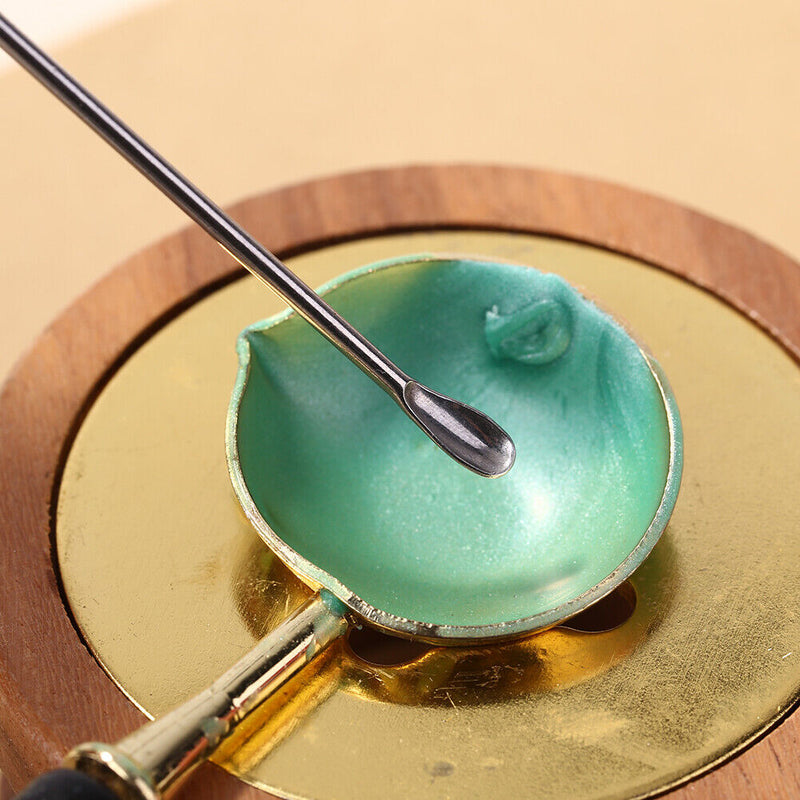 Stainless Steel Mixing Spoon Melted Wax Pills Bead Stirring Stick (White) Newly